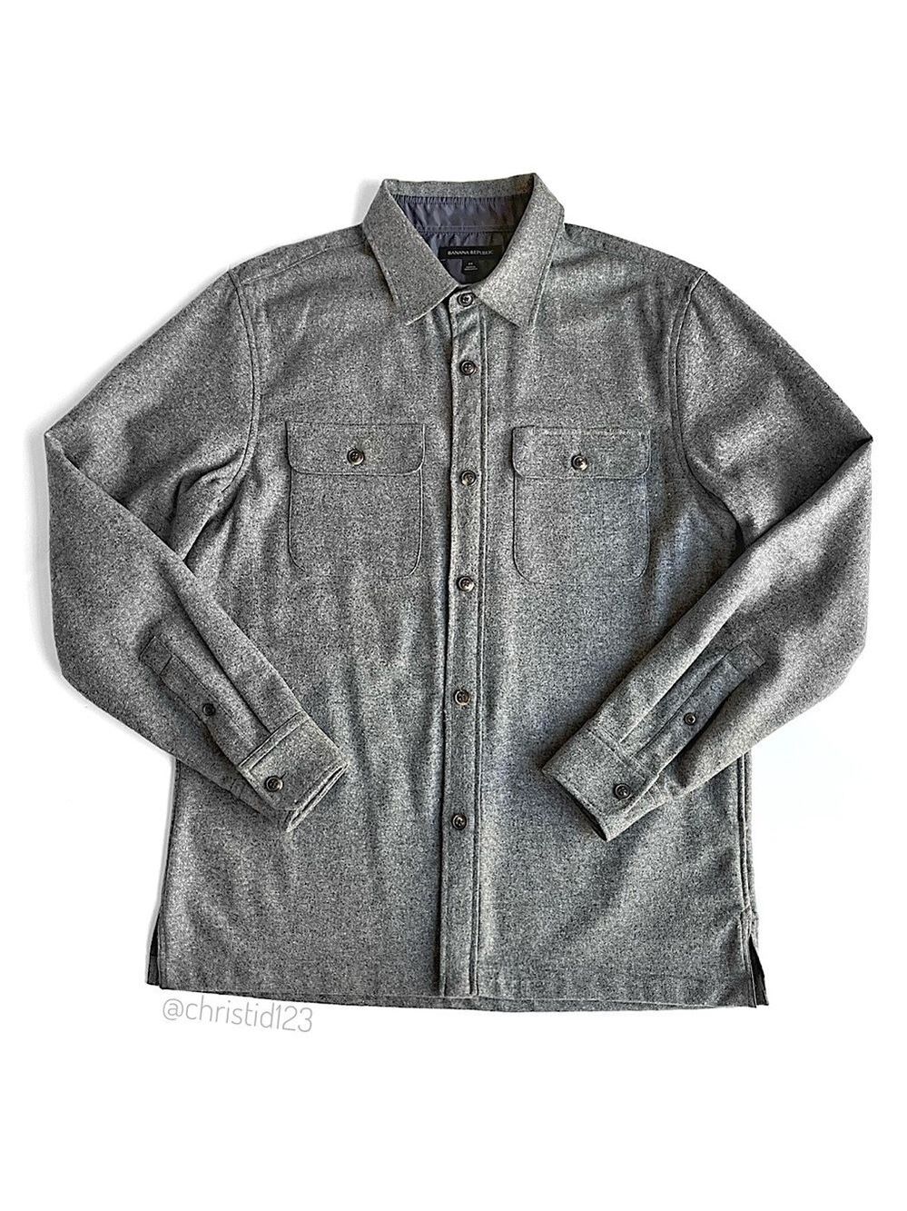 Banana Republic Italian Melton Shirt Jacket